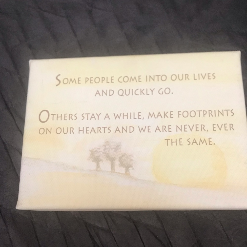 Inspirational Canvas Sign